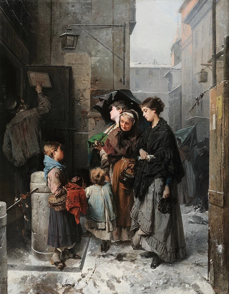 Il monte della pietà a Milano